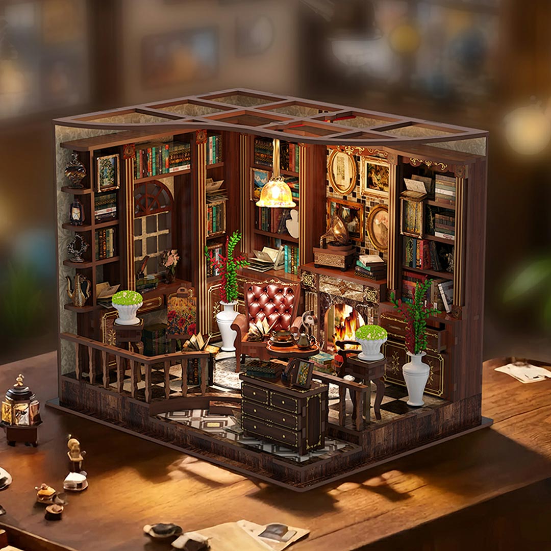 Study Room - DIY Miniature World Kit - NookFan