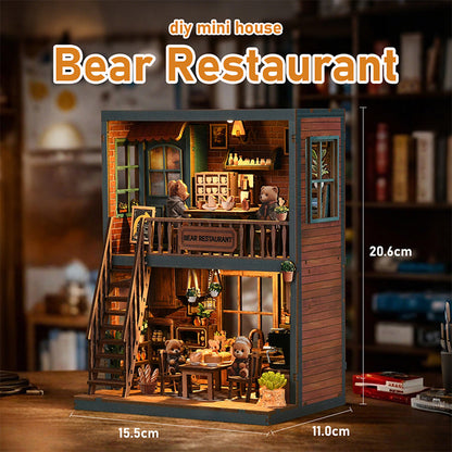Bear Restaurant - DIY Miniature House