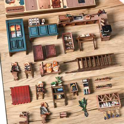 Bear Restaurant - DIY Miniature House