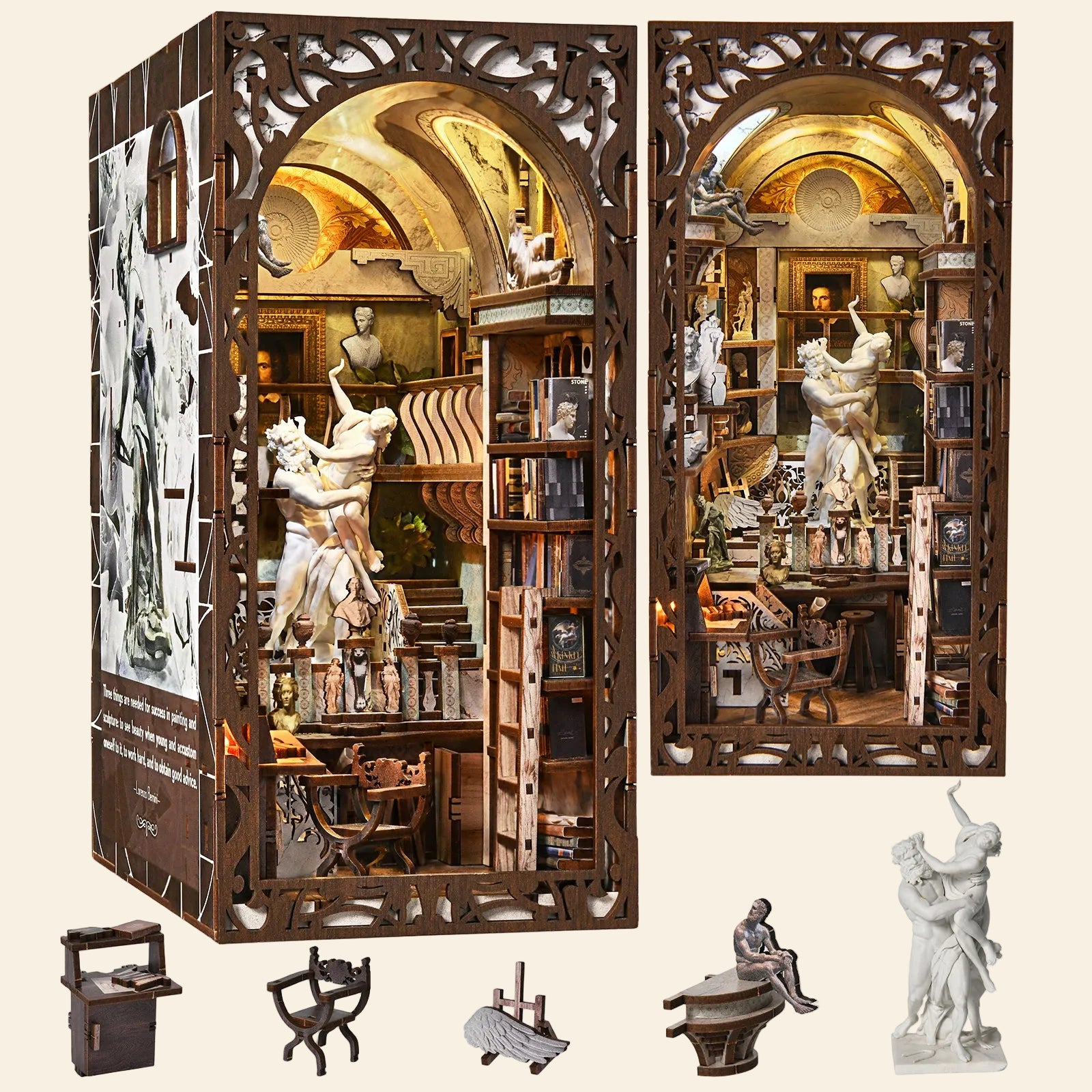 Bernini's Workshop - DIY Book Nook Kit - NookFan