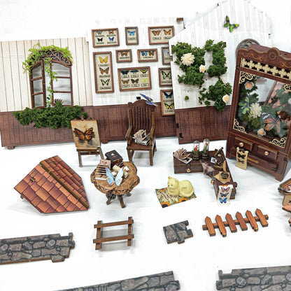 Butterfly House - DIY Miniature Kit