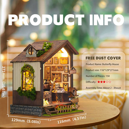 Butterfly House - DIY Miniature Kit