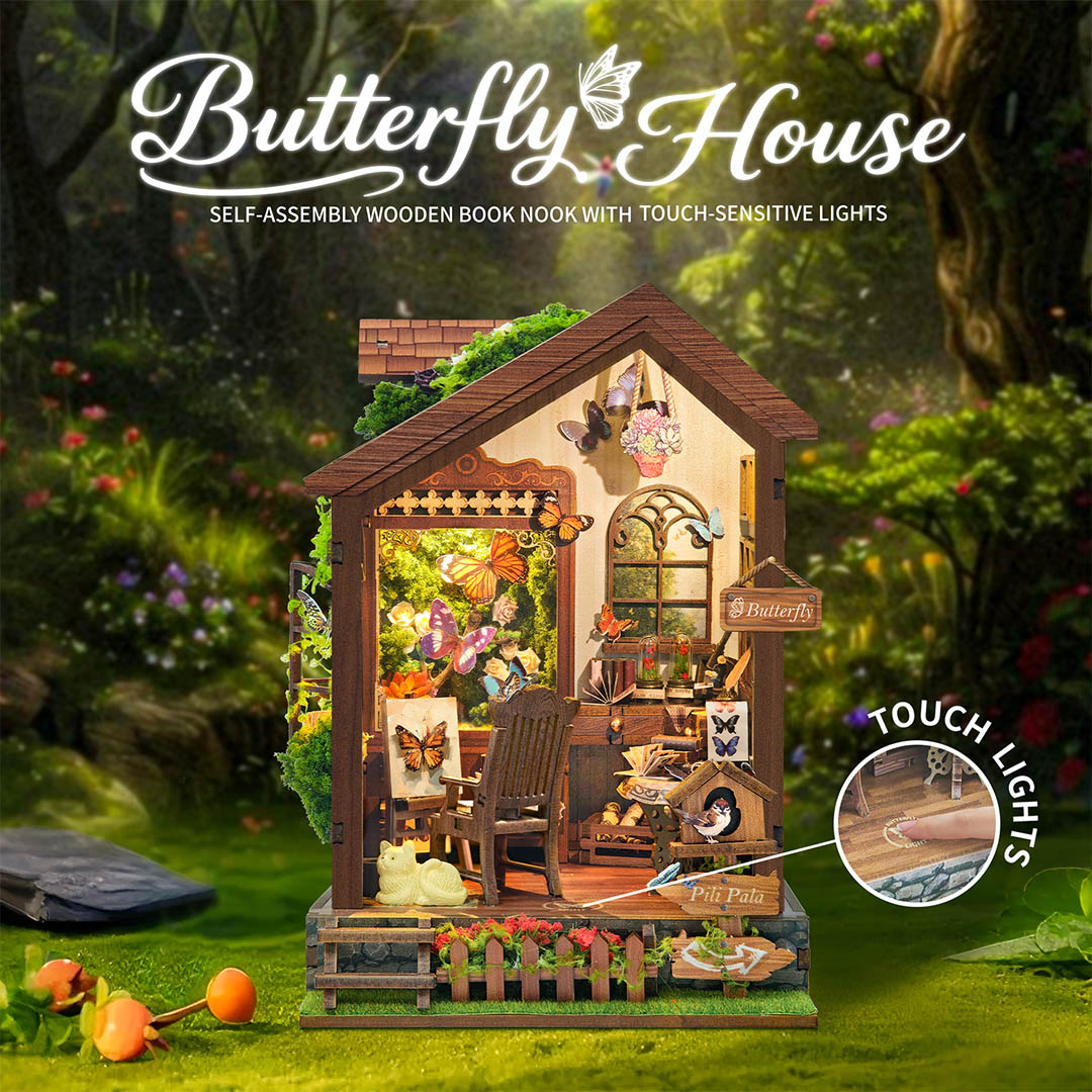 Butterfly House - DIY Miniature Kit