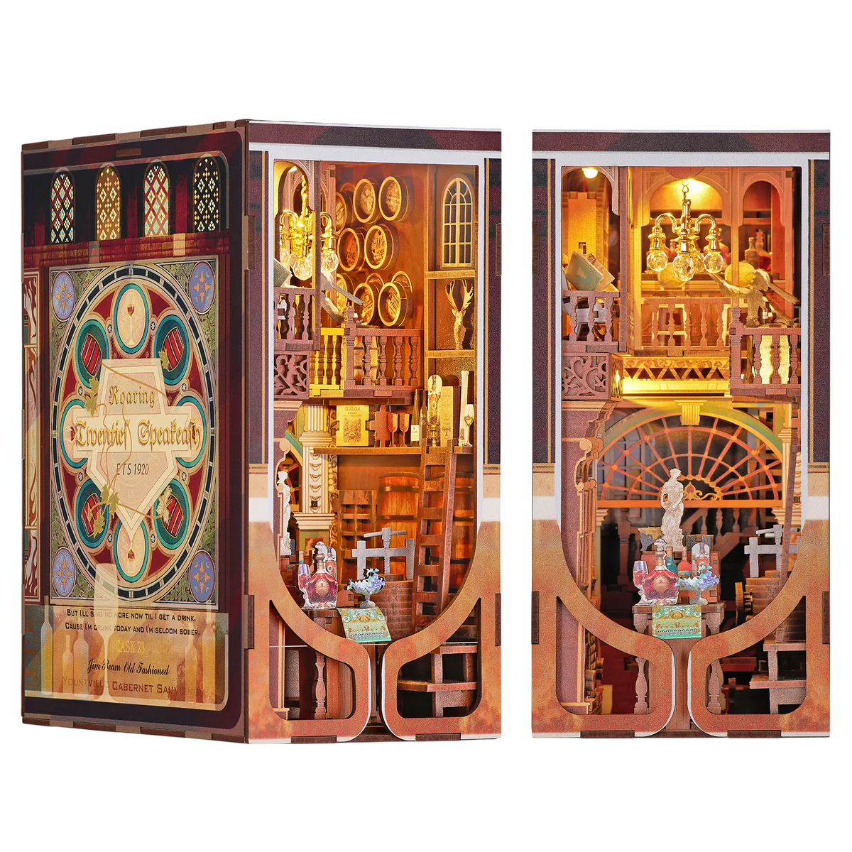 Roaring Twenties Speakeasy - DIY Book Nook Kit - NookFan