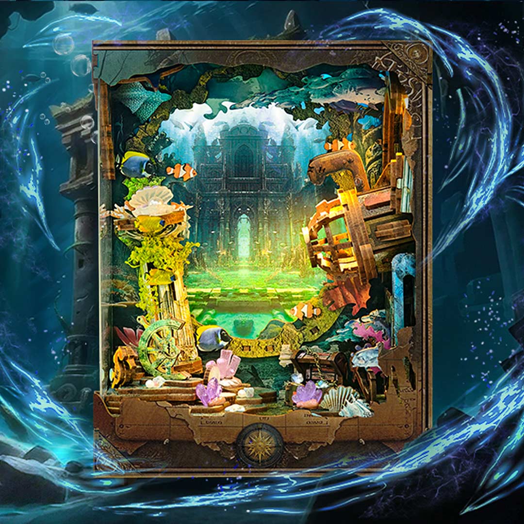 Atlantis Deep Sea DIY Book Nook - NookFan