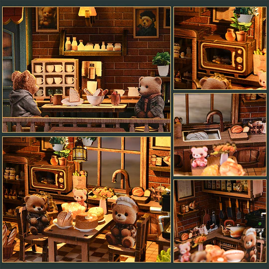 Bear Restaurant - DIY Miniature House