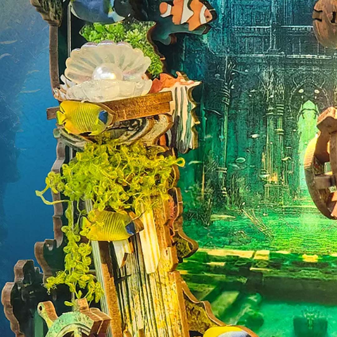 Atlantis Deep Sea DIY Book Nook - NookFan