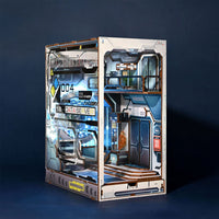 Sci-Fi Alien Hub - DIY 3D Book Nook Kit - NookFan