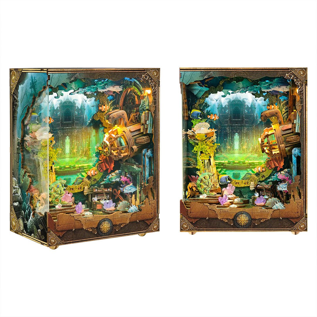 Atlantis Deep Sea DIY Book Nook - NookFan