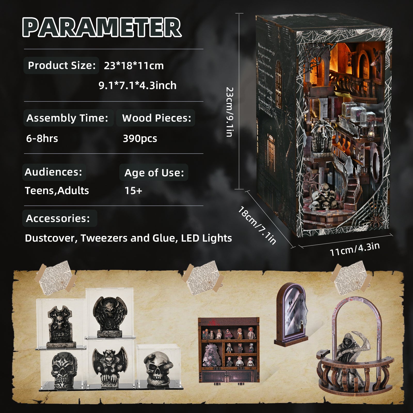 Haunting Relics - DIY Book Nook Kit - NookFan