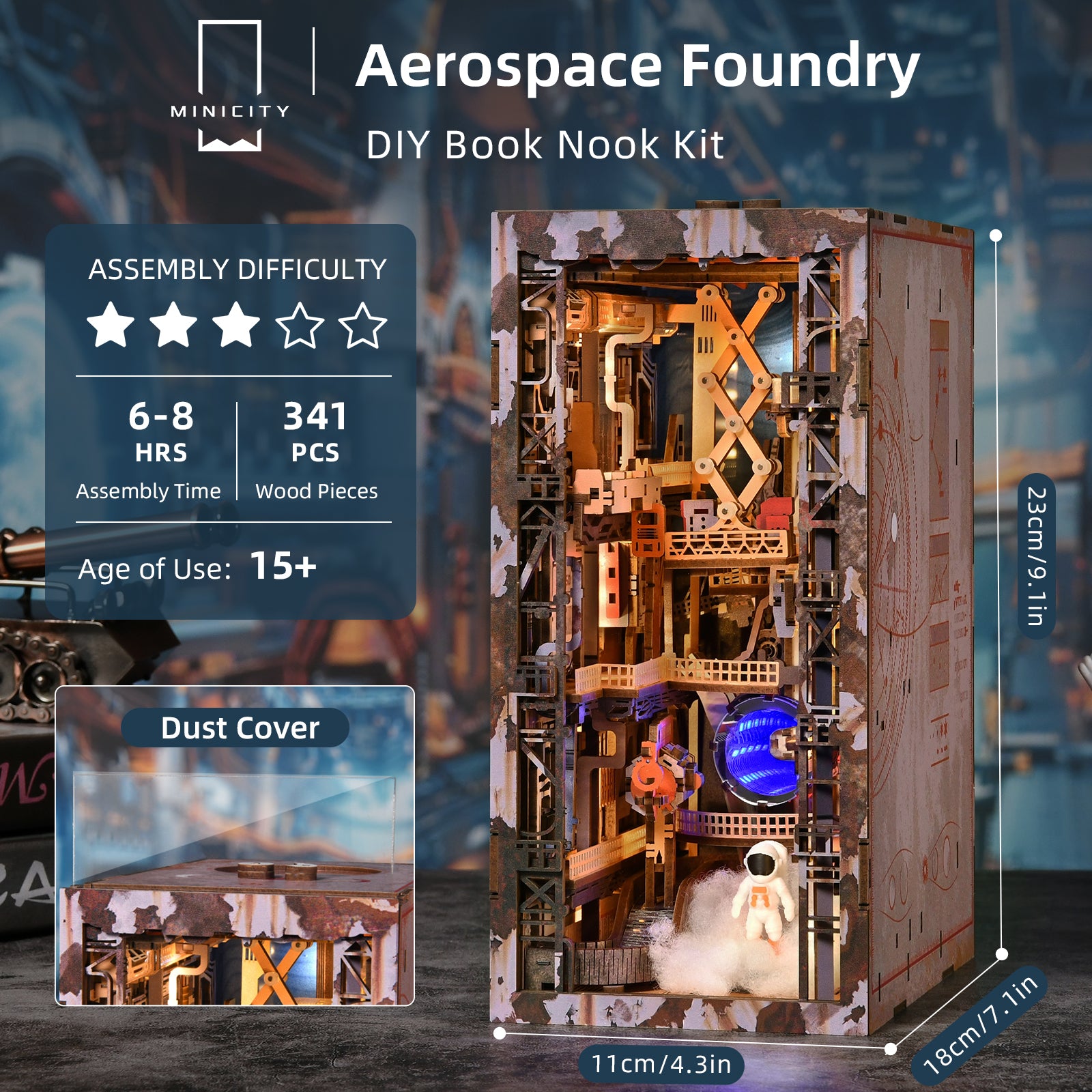 Aerospace Foundry - DIY Book Nook Kit - NookFan