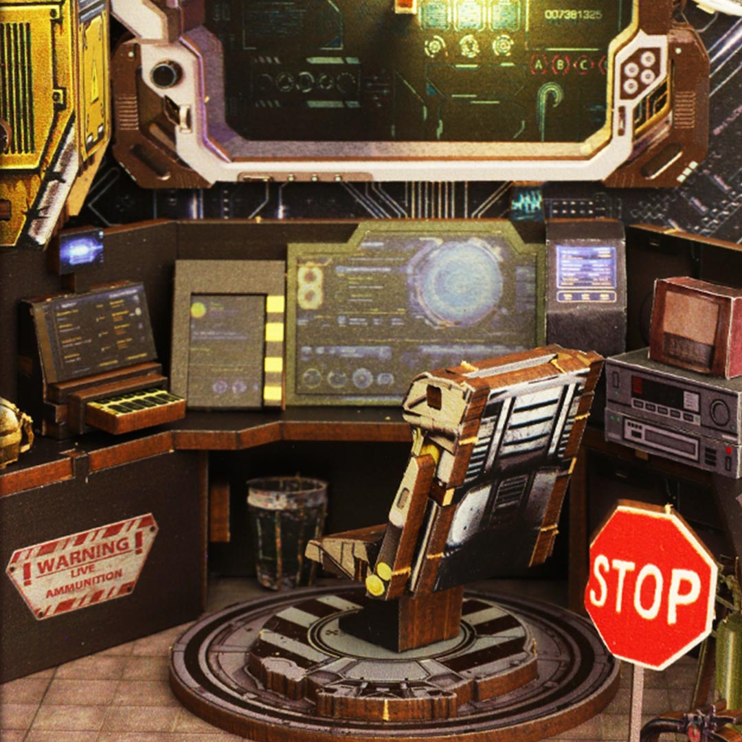Tactical Command Military Base - DIY Book Nook Kit - NookFan
