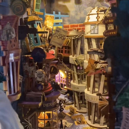 Magic Night Alley - DIY Book Nook Kit