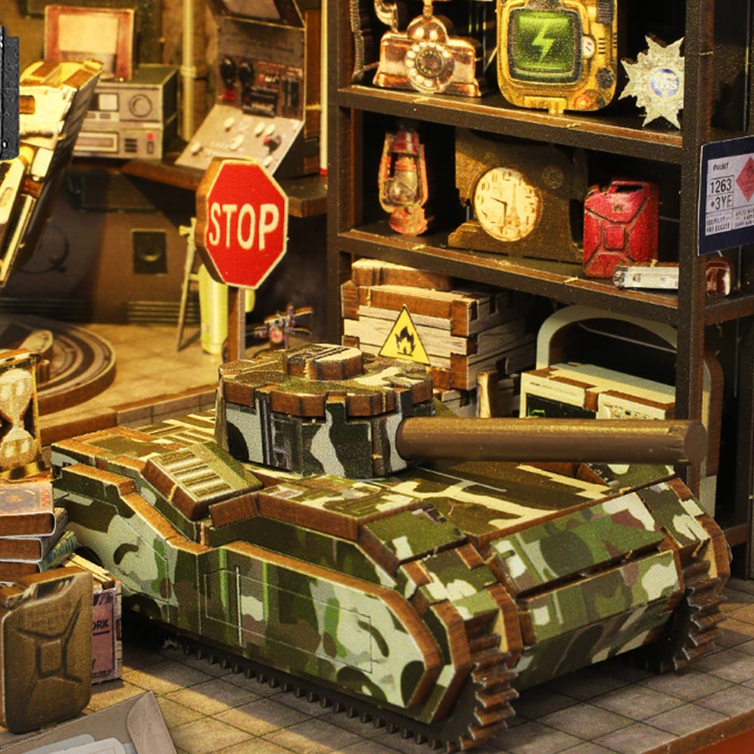 Tactical Command Military Base - DIY Book Nook Kit - NookFan