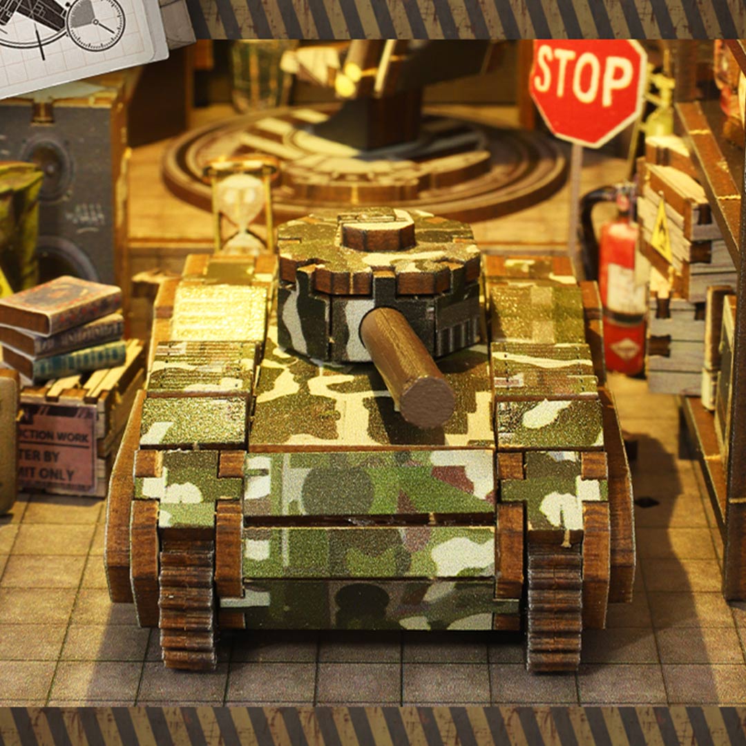 Tactical Command Military Base - DIY Book Nook Kit - NookFan