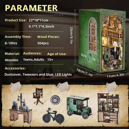 The Radium Lady - DIY  Book Nook Kit