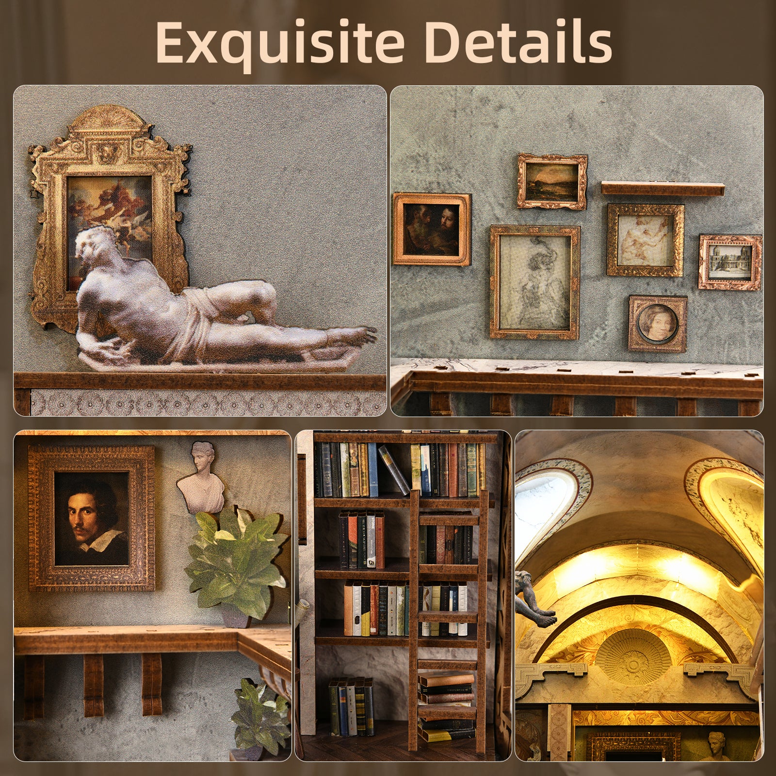 Bernini's Workshop - DIY Book Nook Kit - NookFan