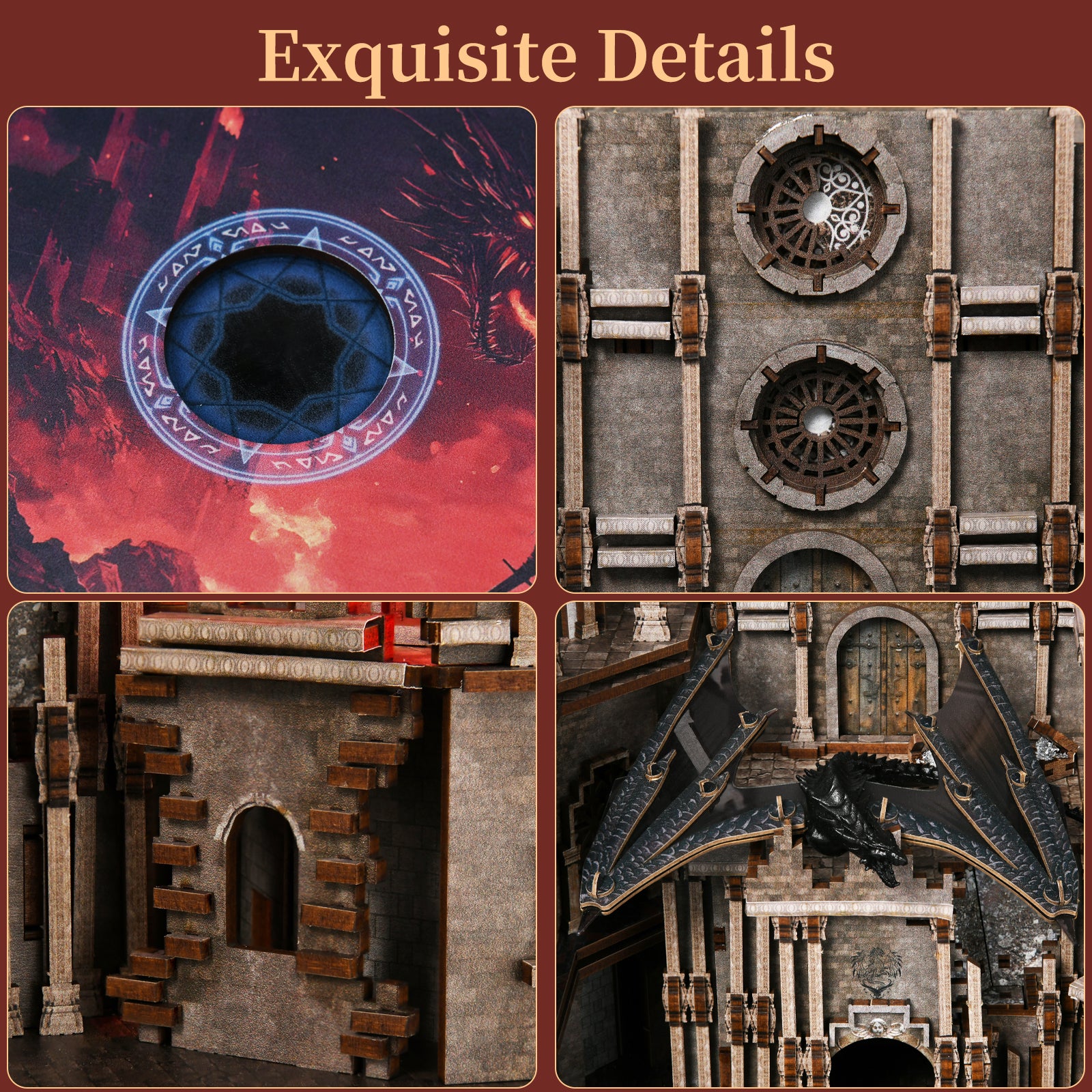 Ember Castle Max - DIY Book Nook Kit - NookFan
