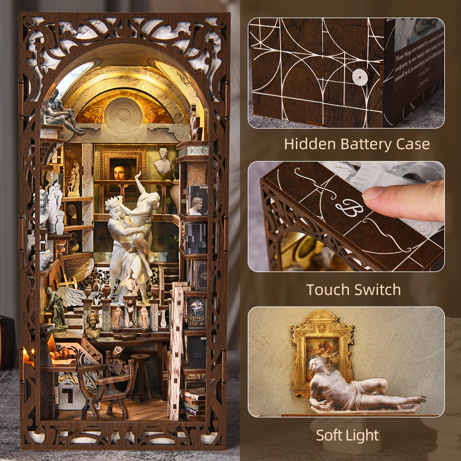 Bernini's Workshop - DIY Book Nook Kit - NookFan