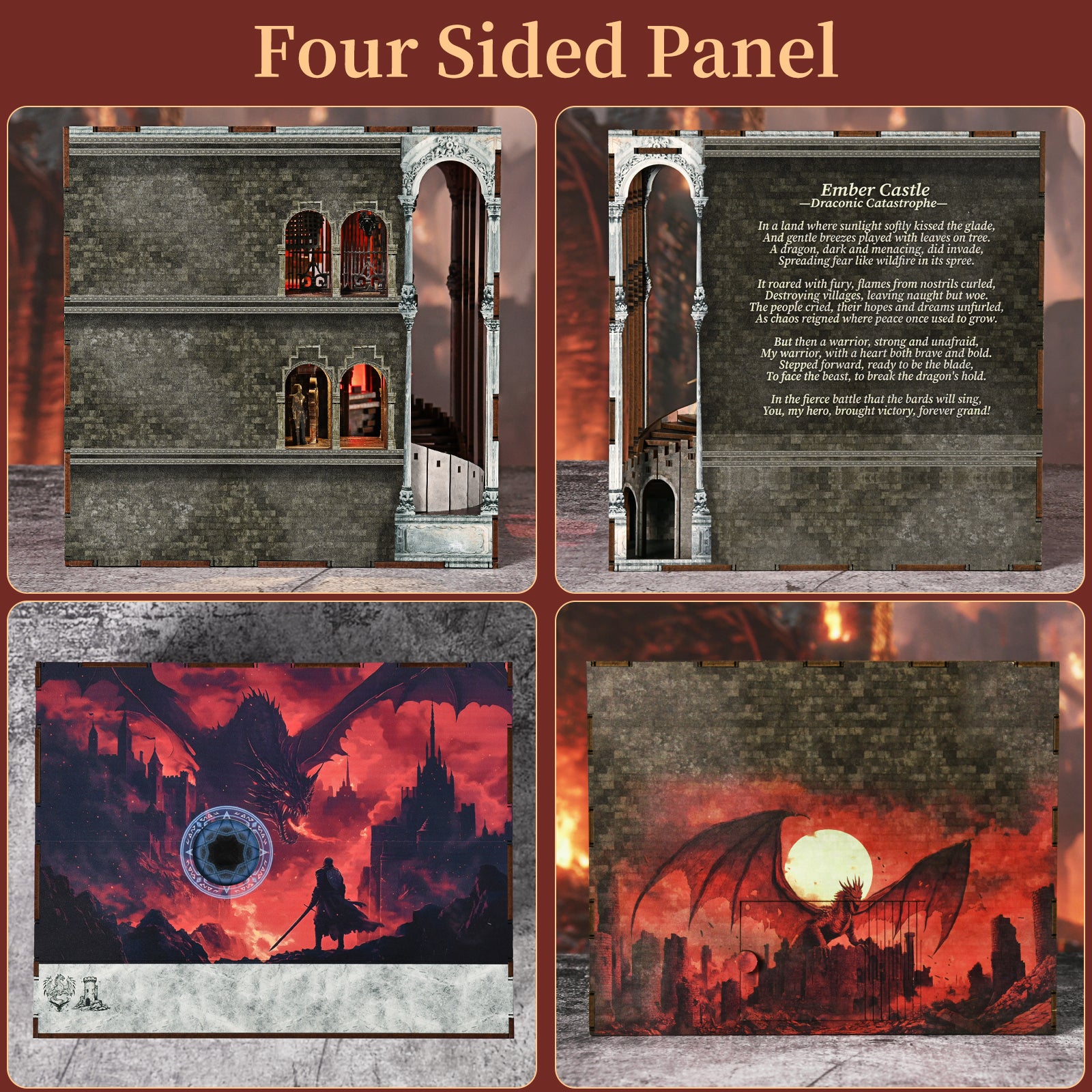 Ember Castle Max - DIY Book Nook Kit - NookFan