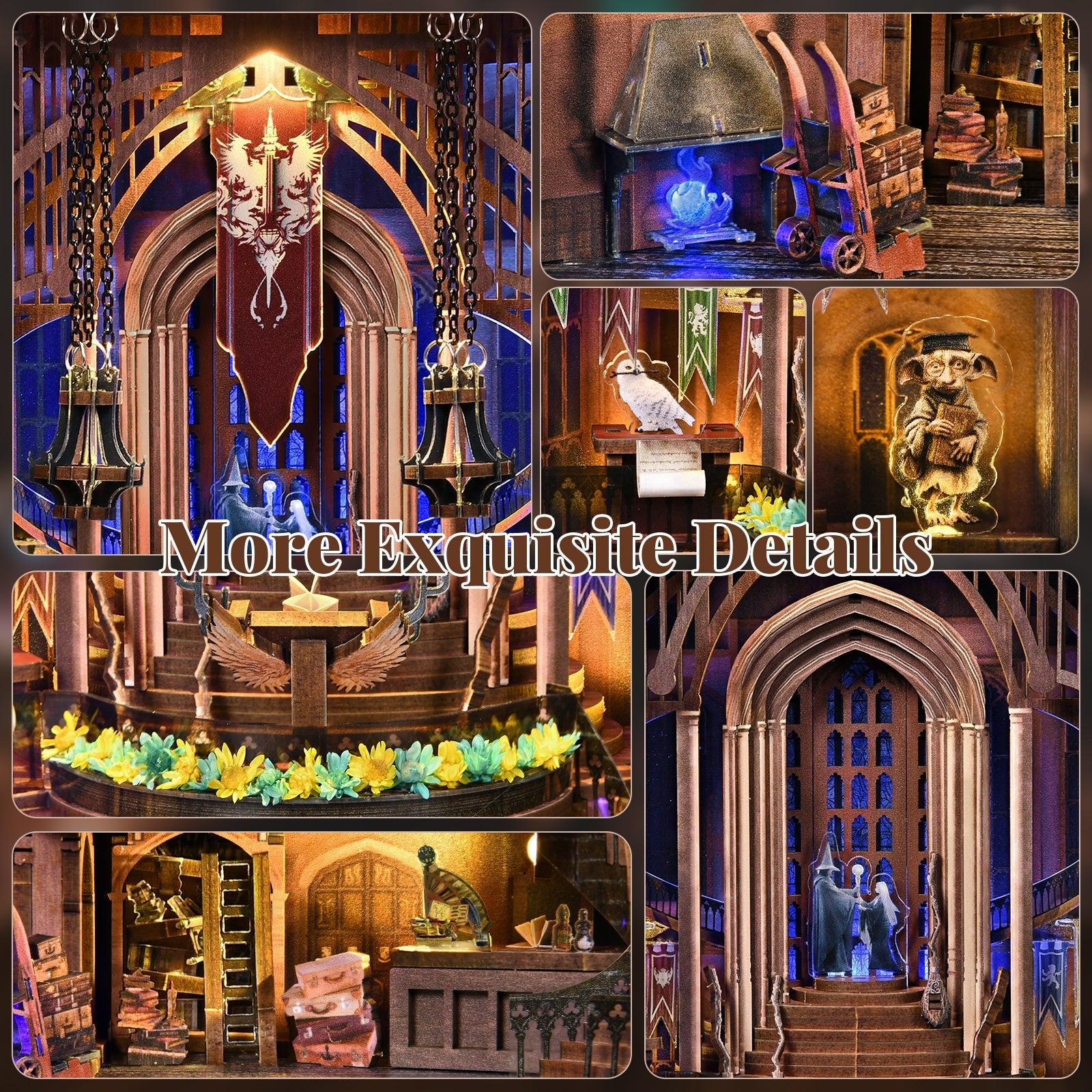 Magic Admissions Guide - Wooden Puzzles Bookend - NookFan