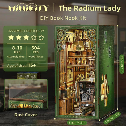 The Radium Lady - DIY  Book Nook Kit