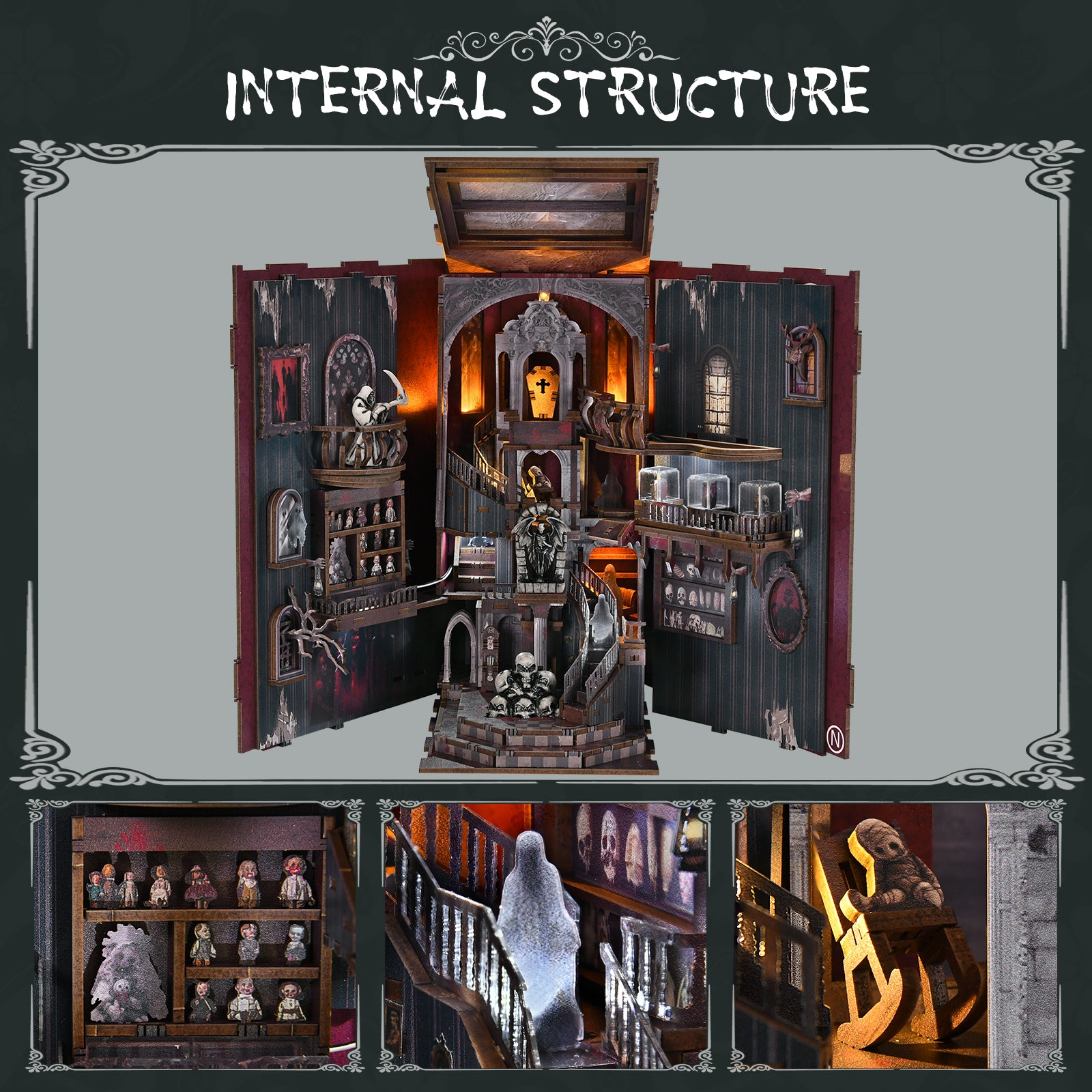 Haunting Relics - DIY Book Nook Kit - NookFan