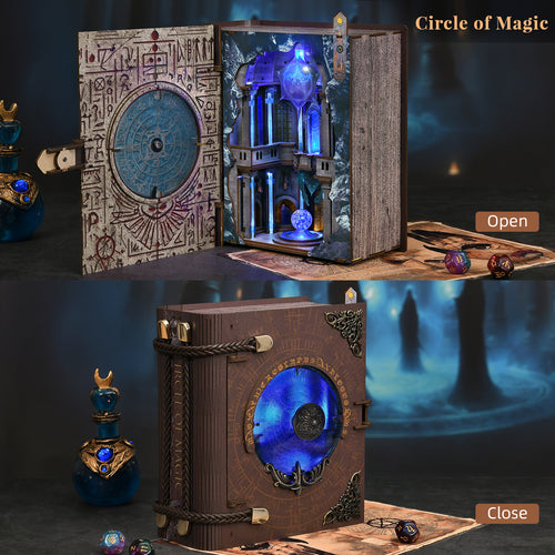 Circle of Magic DIY Book Nook Kit - Miniature with LED - NookFan