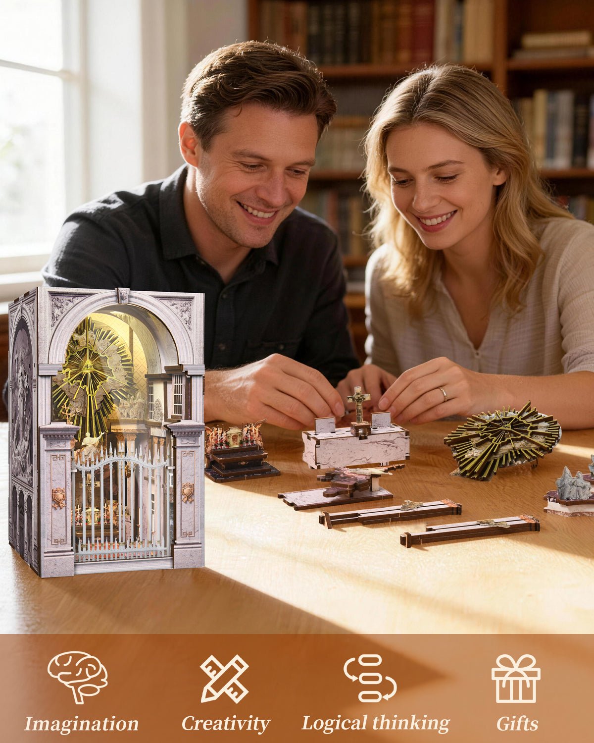 St.Chales Church Book Nook Kit - NookFan