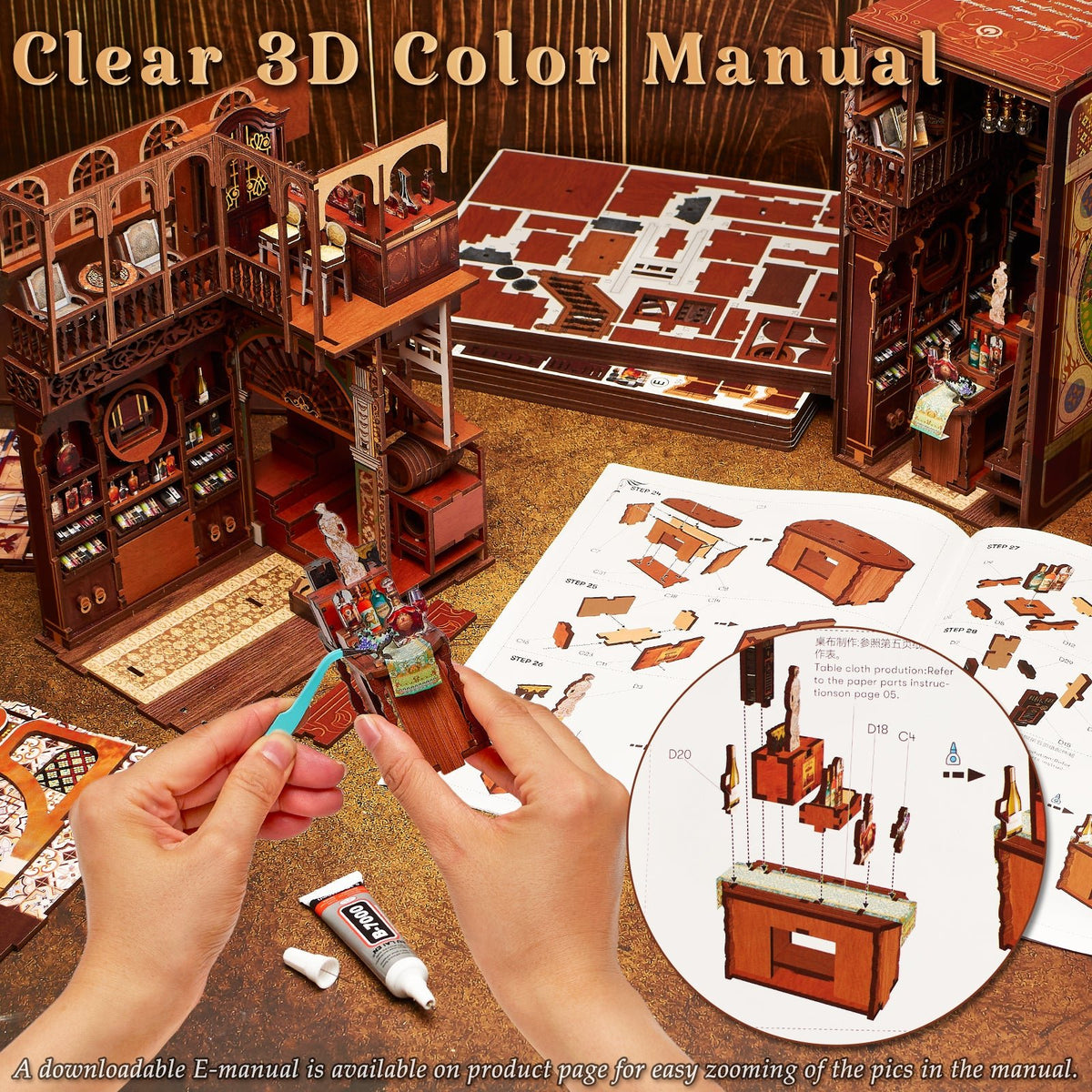 Roaring Twenties Speakeasy - DIY Book Nook Kit - NookFan