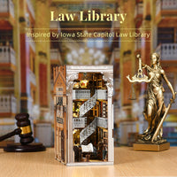 Law Library - Book Nook Kit - NookFan