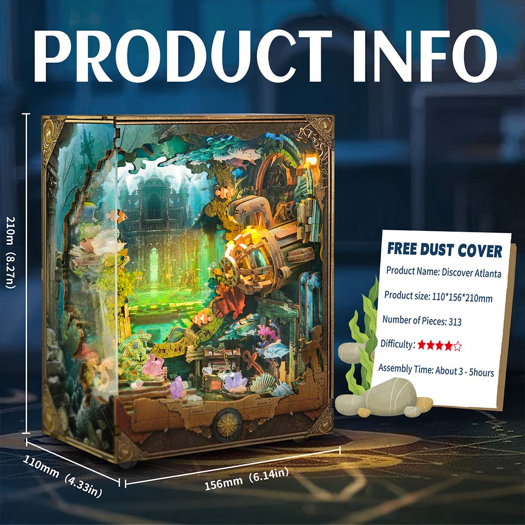 Atlantis Deep Sea DIY Book Nook - NookFan