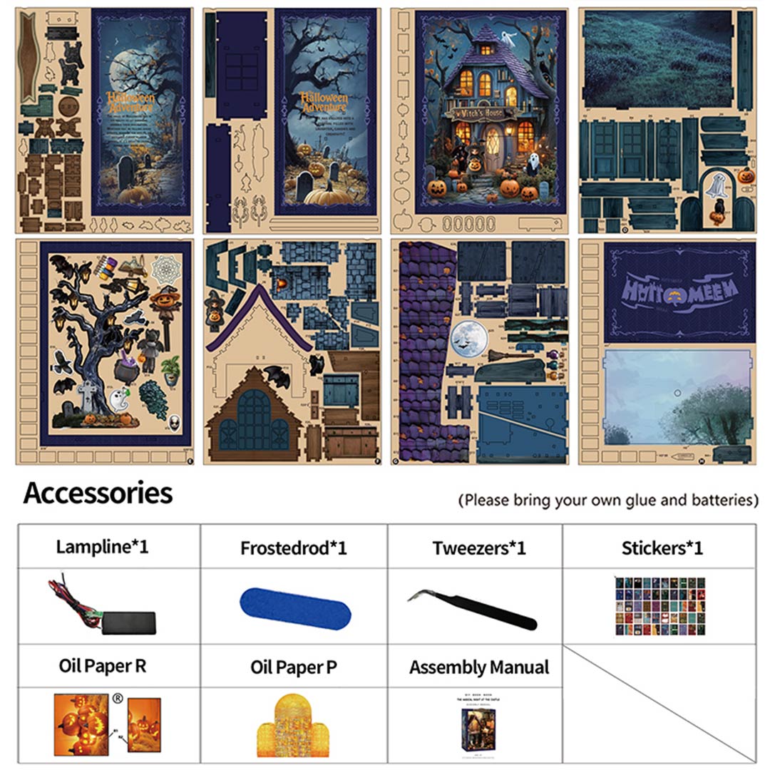 Magical Castle Night - DIY Book Nook Kit
