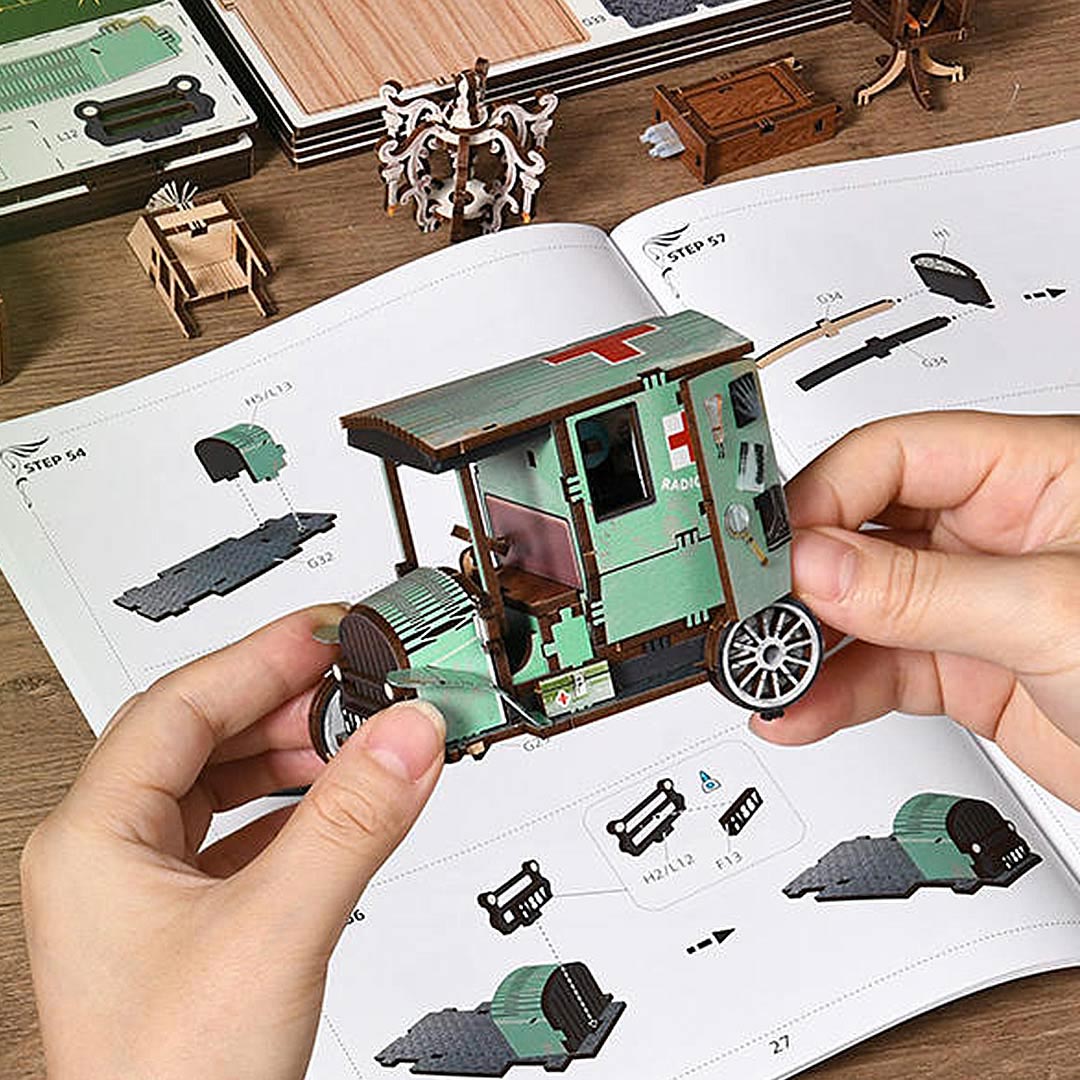 The Radium Lady - DIY  Book Nook Kit
