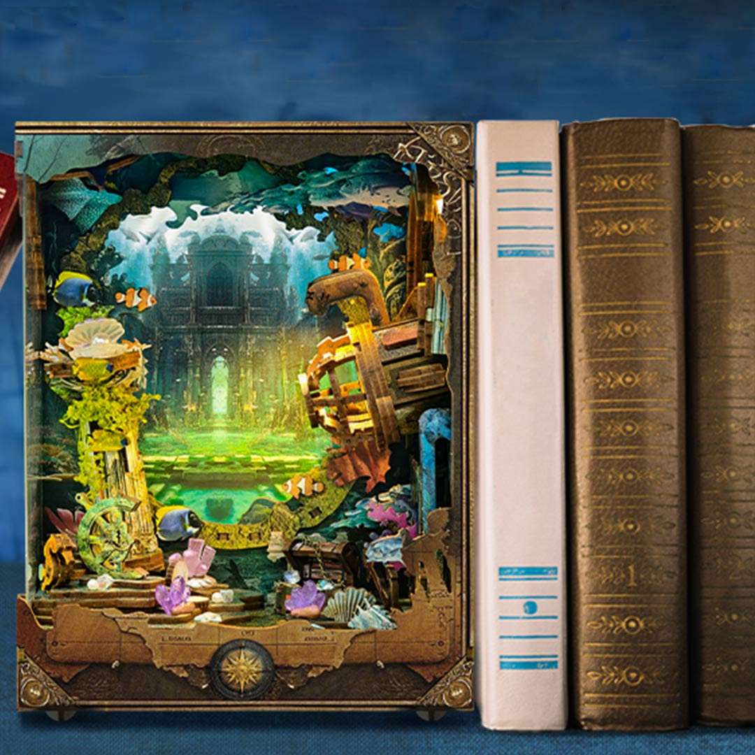 Atlantis Deep Sea DIY Book Nook - NookFan