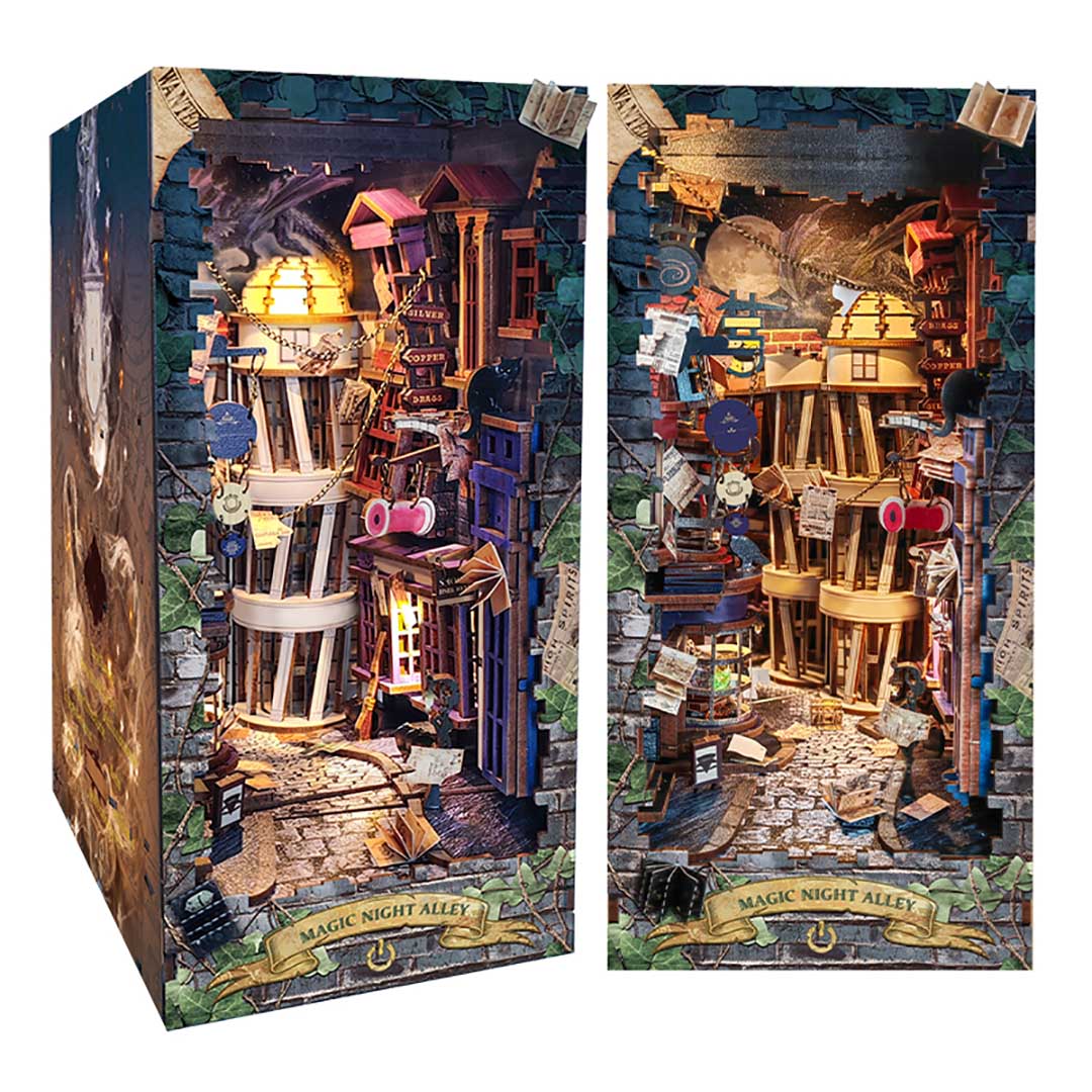 Magic Night Alley - DIY Book Nook Kit
