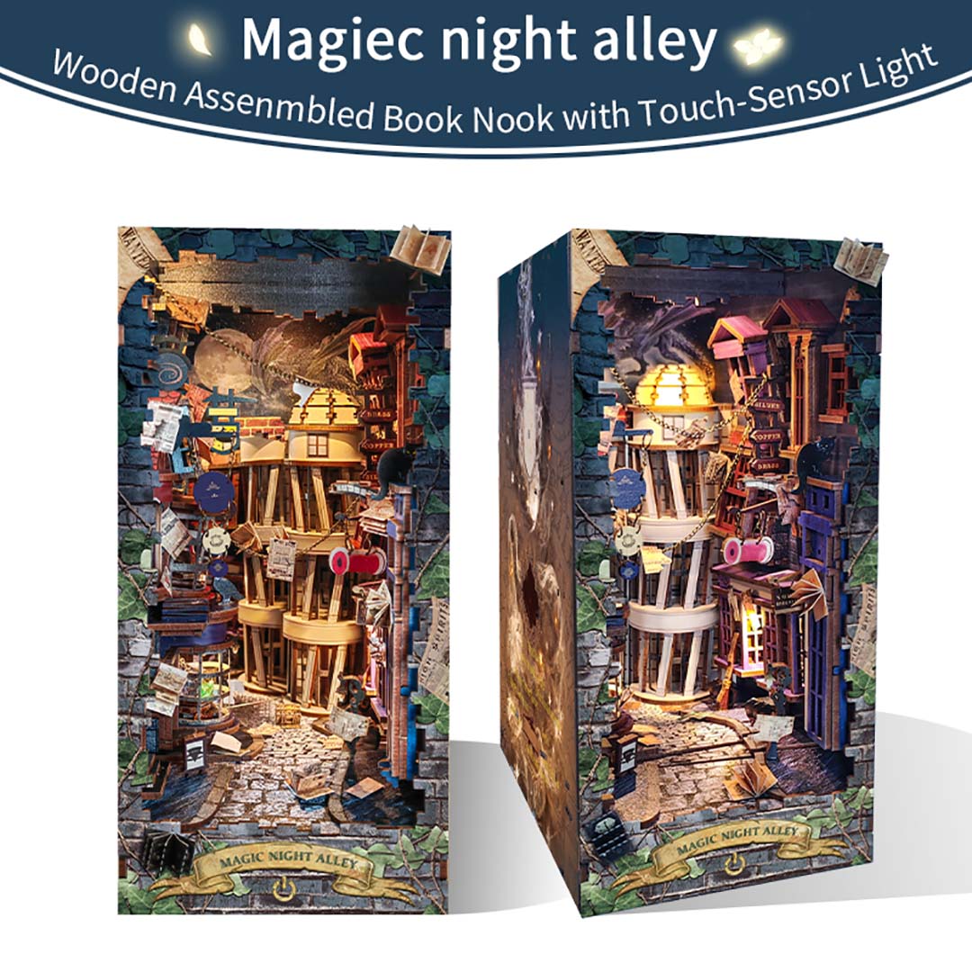 Magic Night Alley - DIY Book Nook Kit