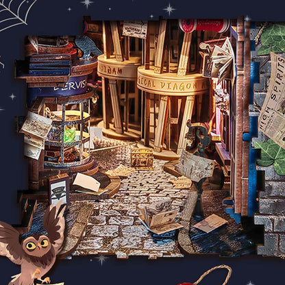 Magic Night Alley - DIY Book Nook Kit