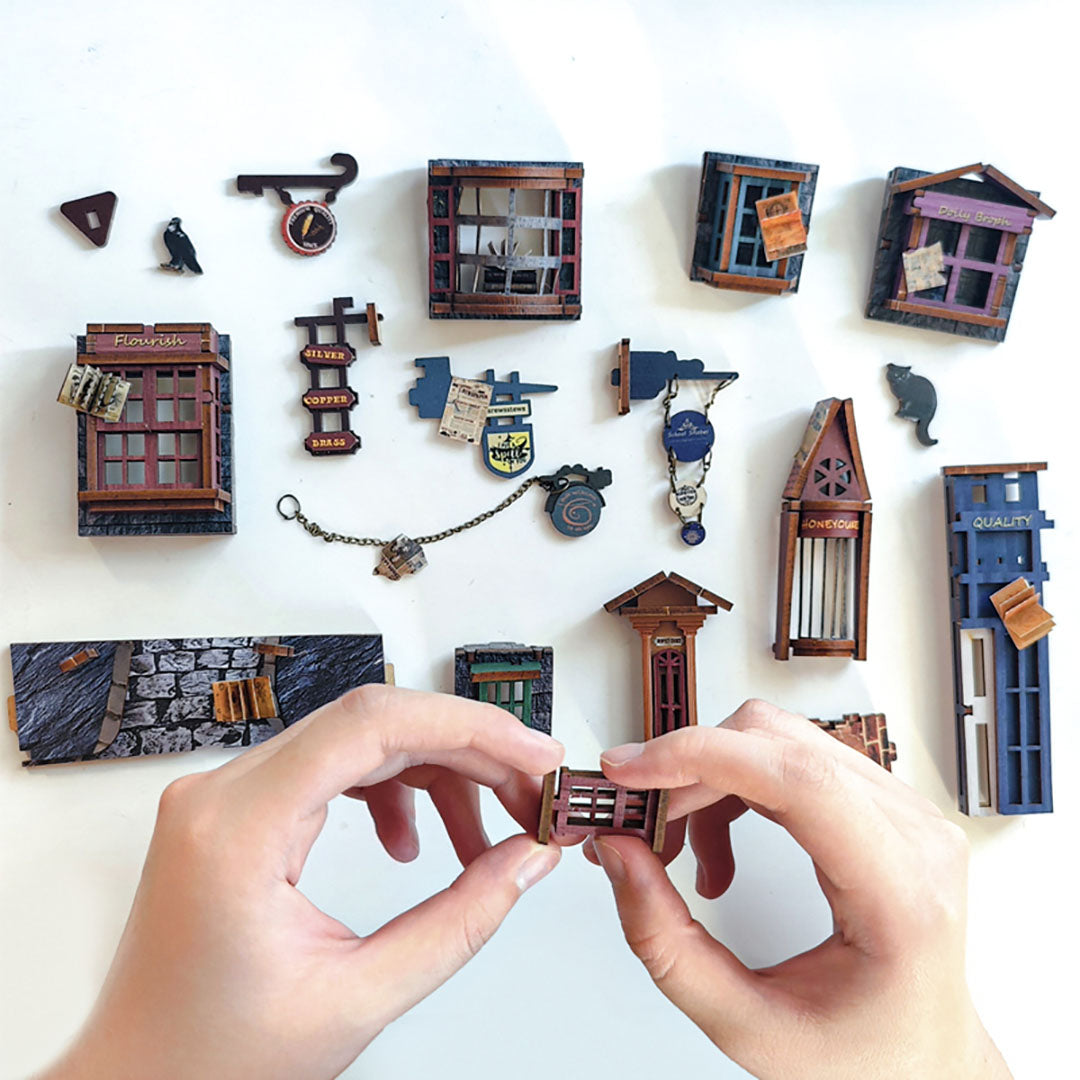 Magic Night Alley - DIY Book Nook Kit