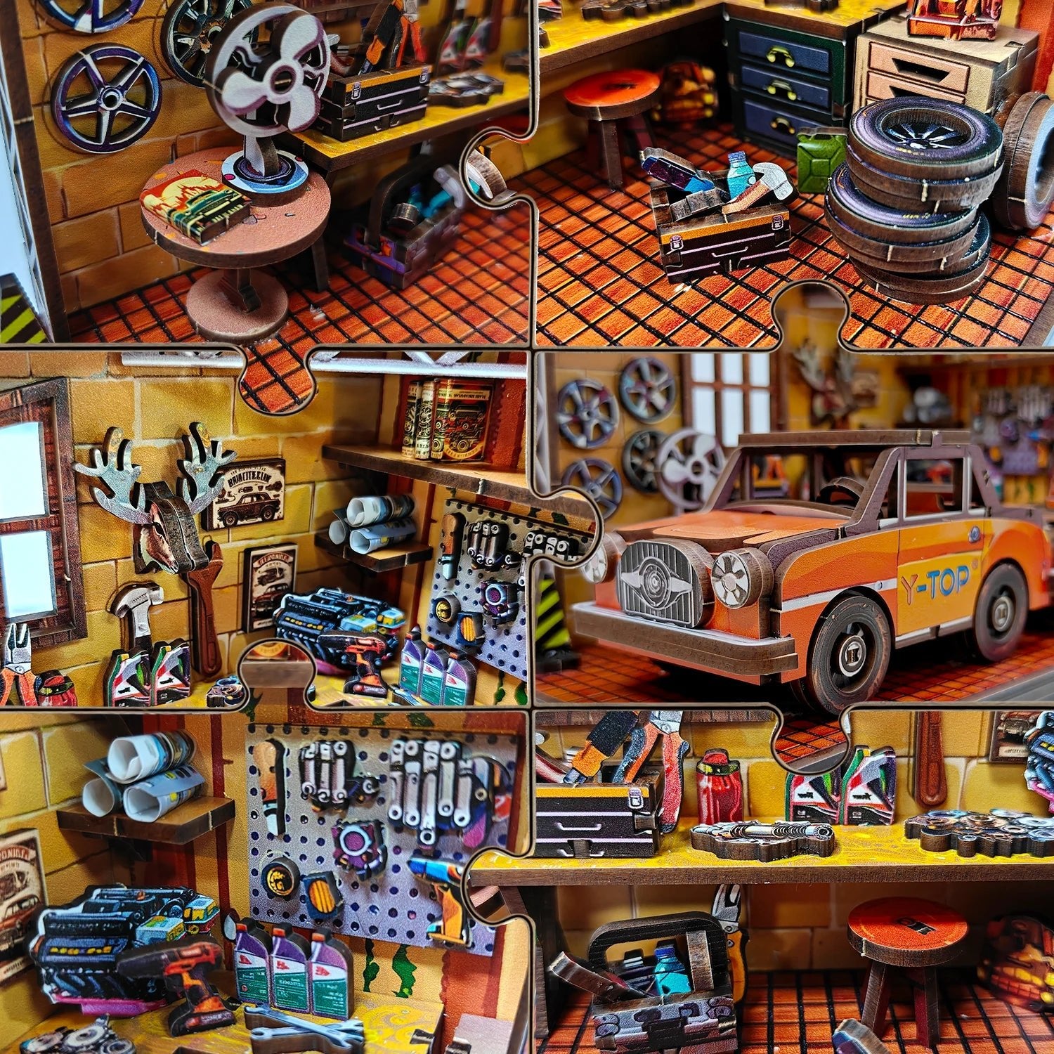 Dreamride Auto Workshop - Mianiature House Kit - NookFan
