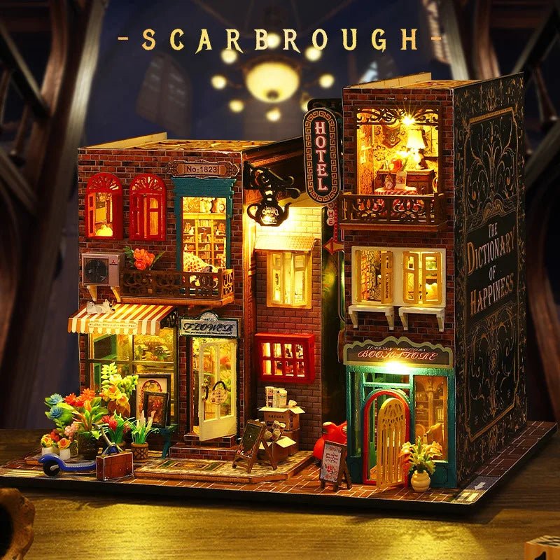 Scarborough - DIY Miniature Wooden Cabin Kit - NookFan