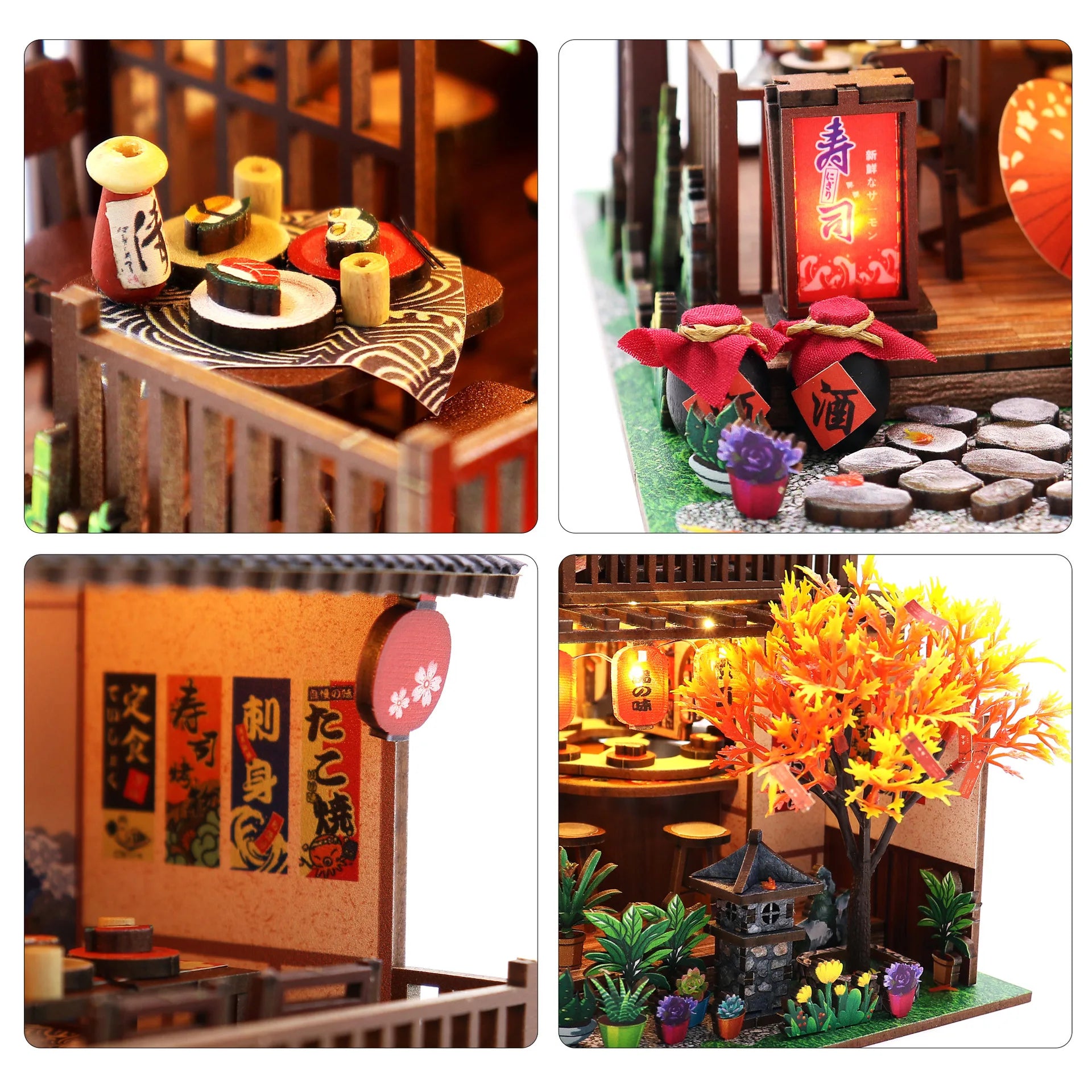 Nawei Sushi House - DIY Miniature Kit - NookFan