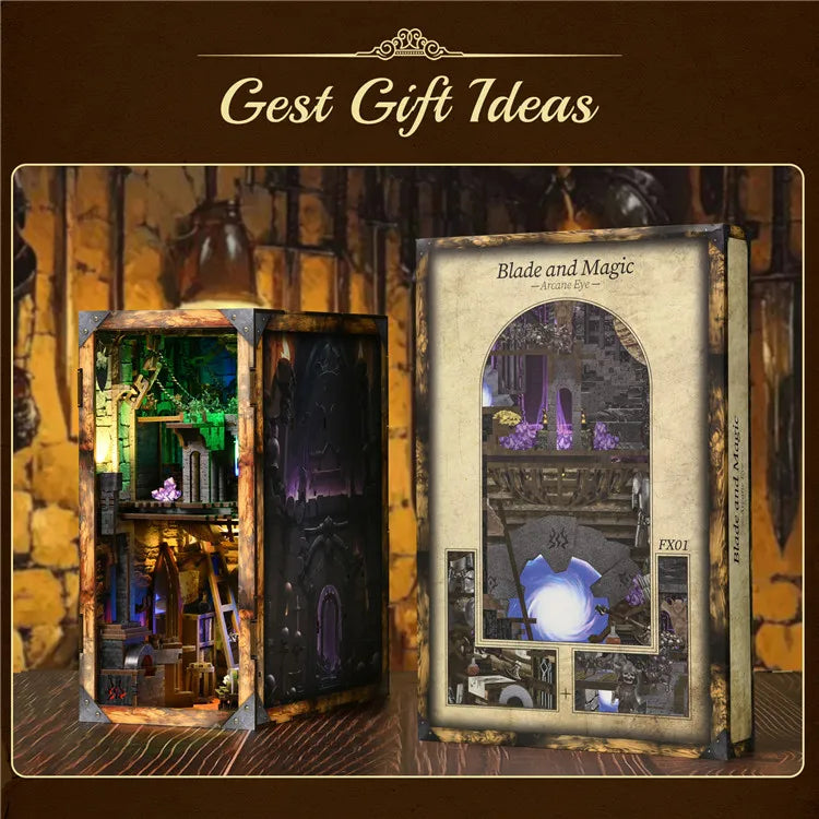Blade and Magic - DIY Miniature Book Nook Kit