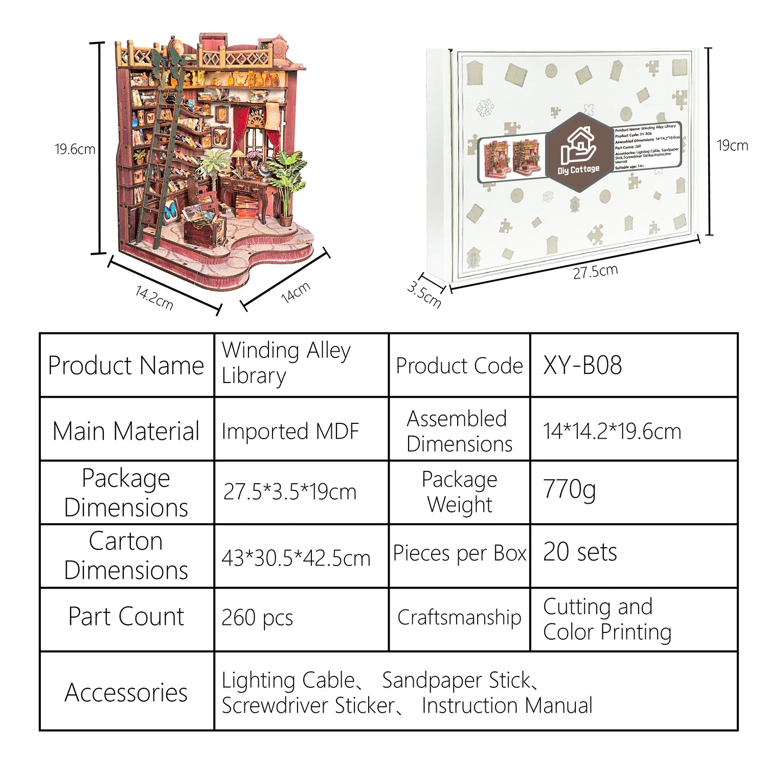 Winding Alley Miniature Kit - NookFan