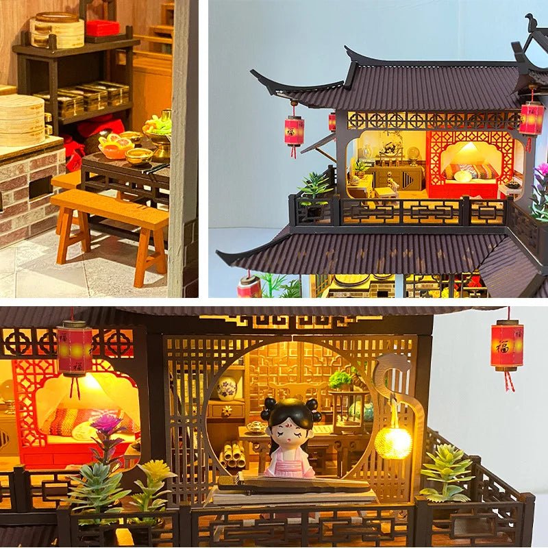 Daidi - DIY Miniature Wooden Villa Kit - NookFan
