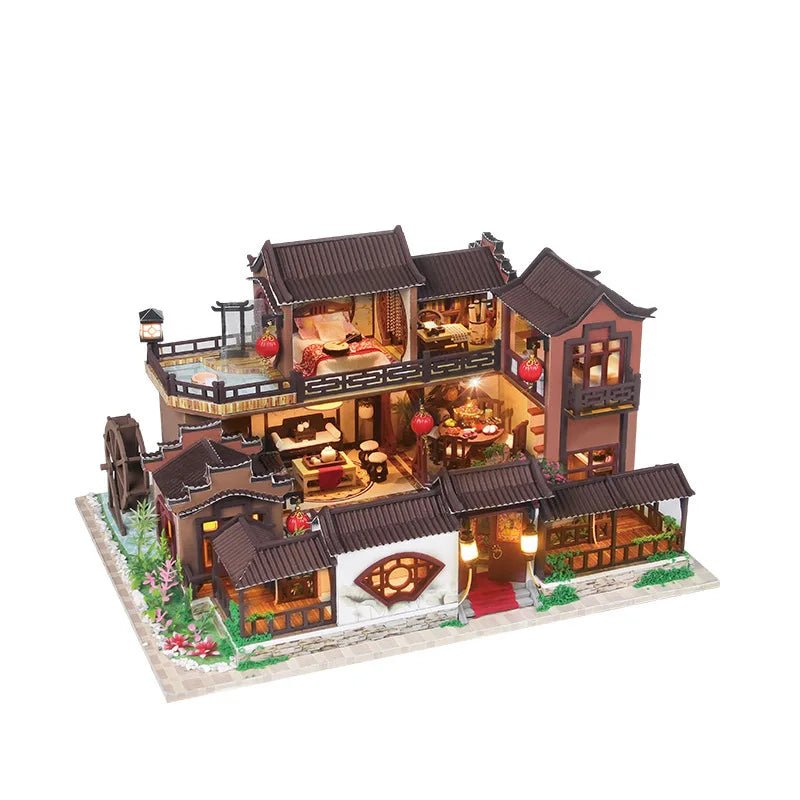 Tang Dynasty - DIY Wooden Miniature House Kit - NookFan