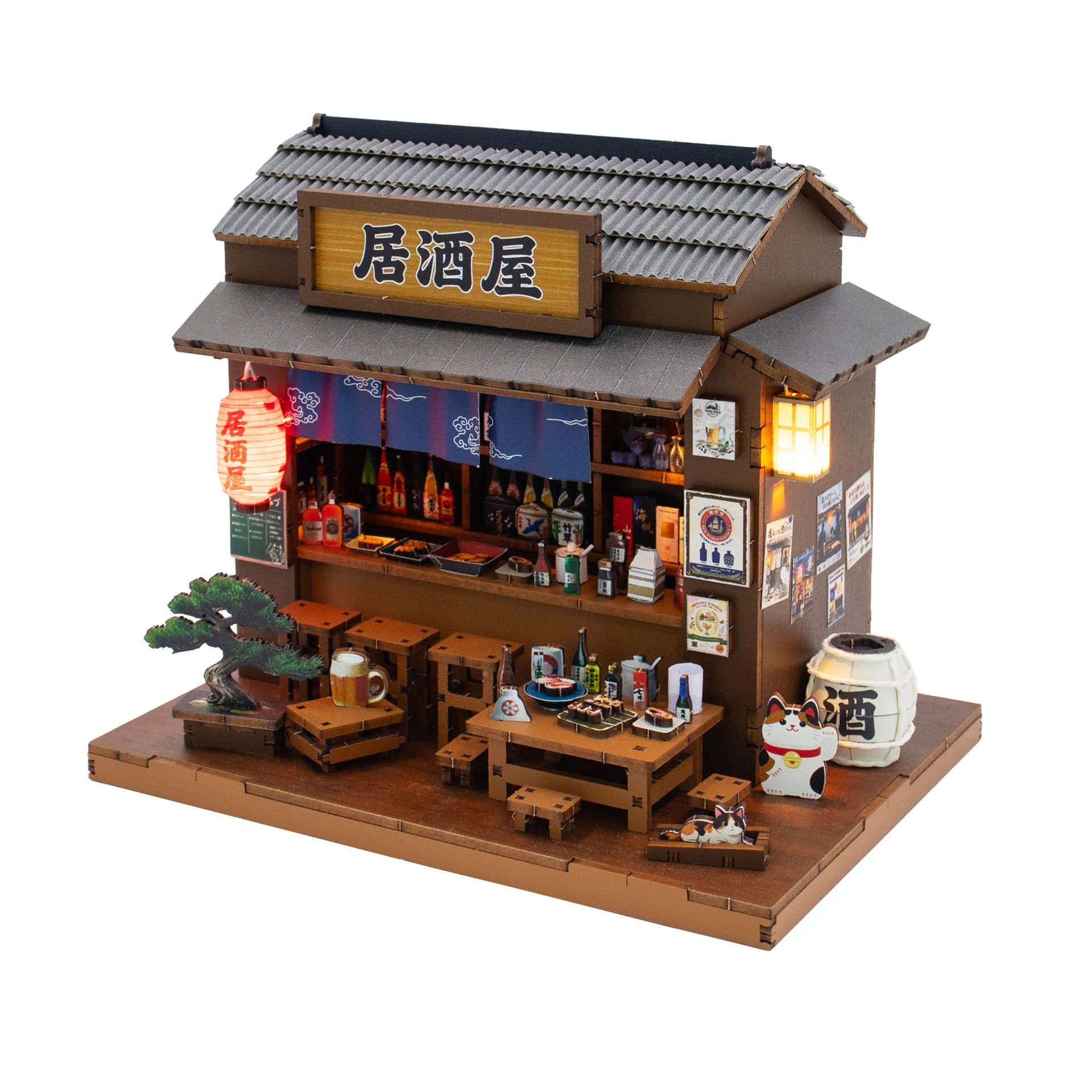 Japan Izakaya - DIY Miniature House Kit - NookFan