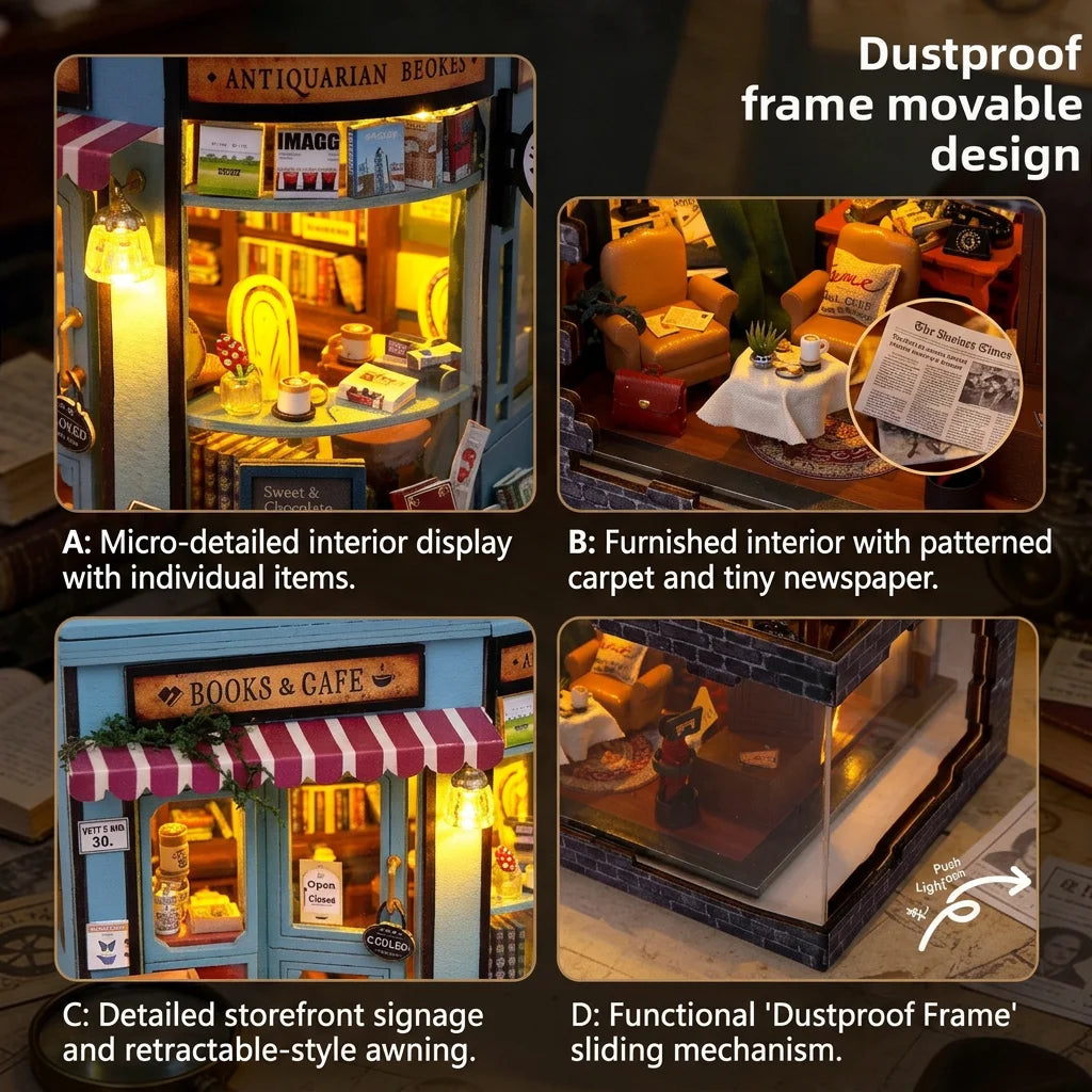 Cozy World - Miniature Bookshop & Cafe