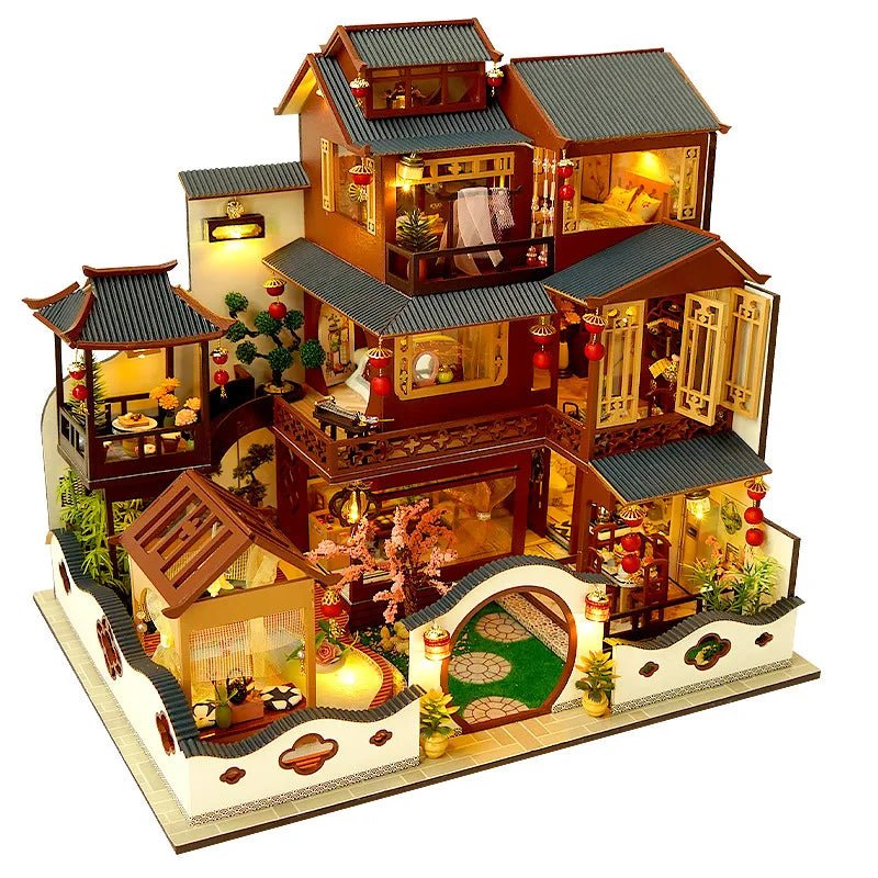 Antique Architecture House - DIY Miniature House - NookFan