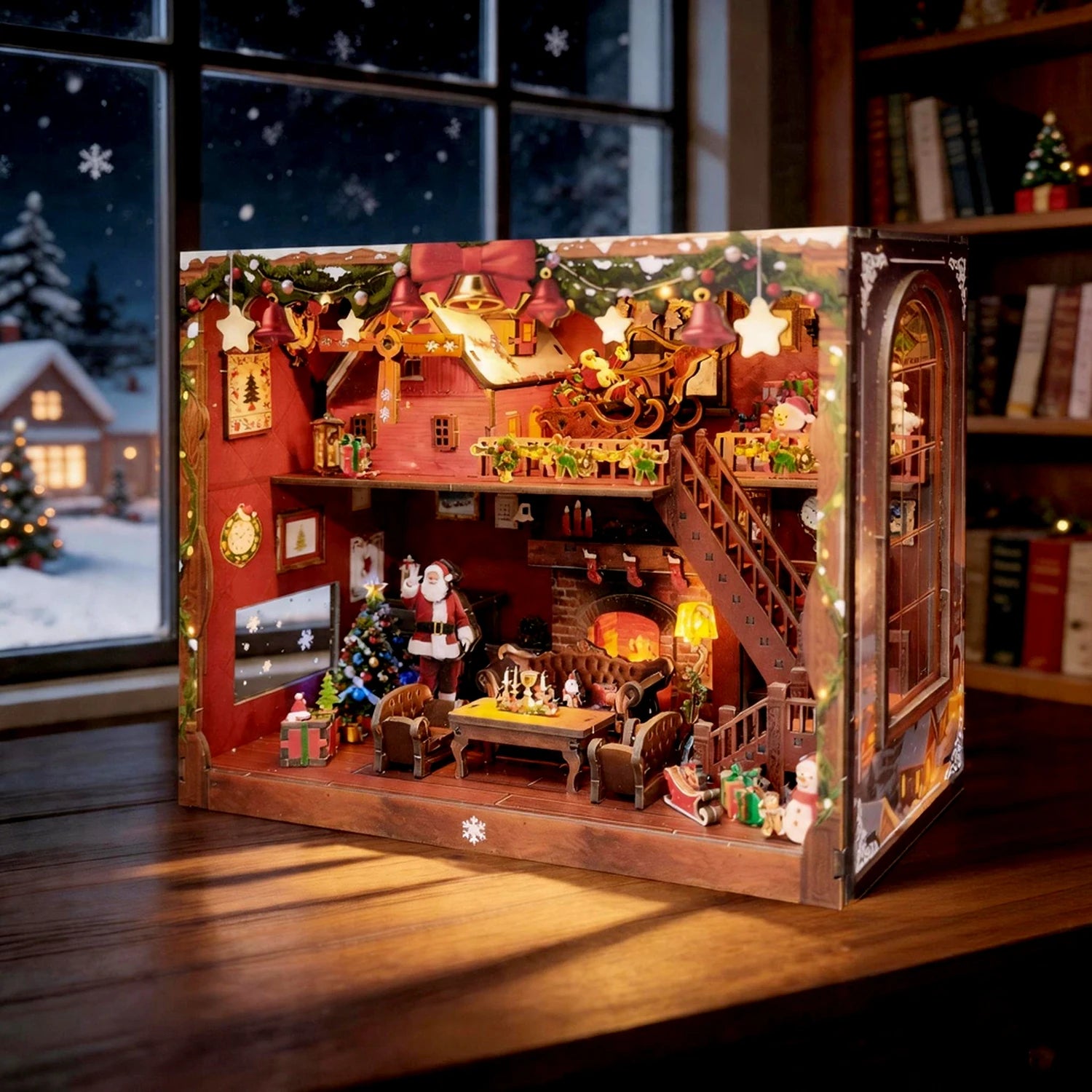 Merry Christmas Eve - Mini Book Nook Kit - NookFan